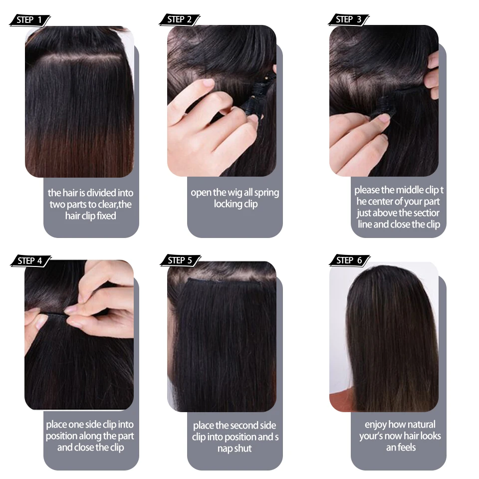 

Chorliss Long Wavy Synthetic Clip In Hair Extensions 7pcs/set Fake False Hair 16 Clips in Hair Extensions Ombre Blonde Hairpiece