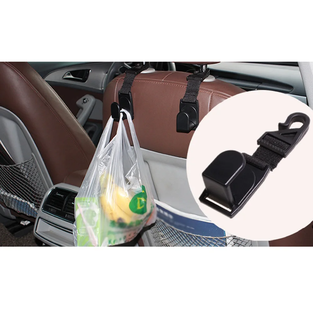 

Hanger Car Headrest Hook 2PCS set For hanging shopping bags Interior Shoulder bags Handbags
