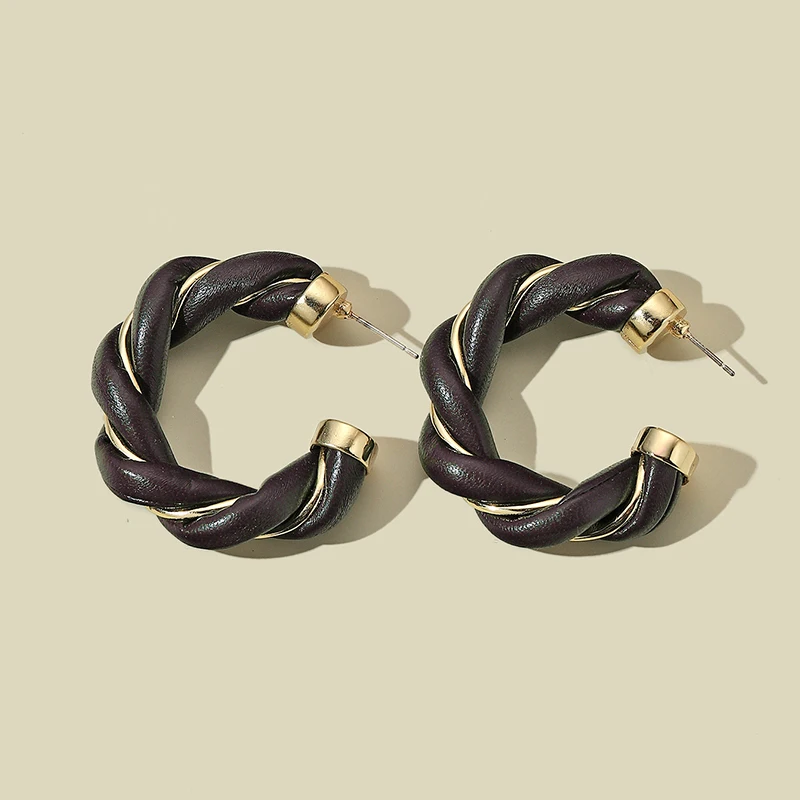 CWEEL большие серьги кольца золотого цвета модные для женщин 2019 эффектные