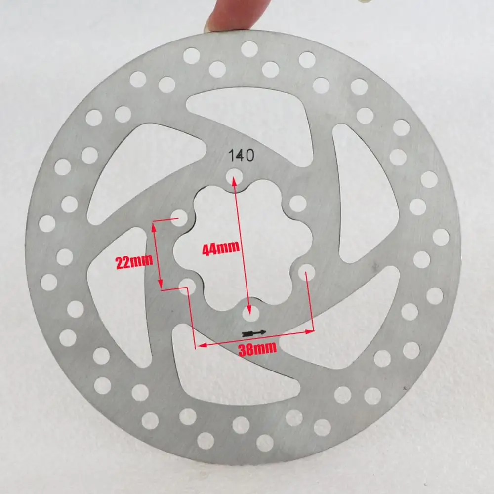 Дисковый тормоз для мотоцикла ротор 140 мм тормозные колодки электрического