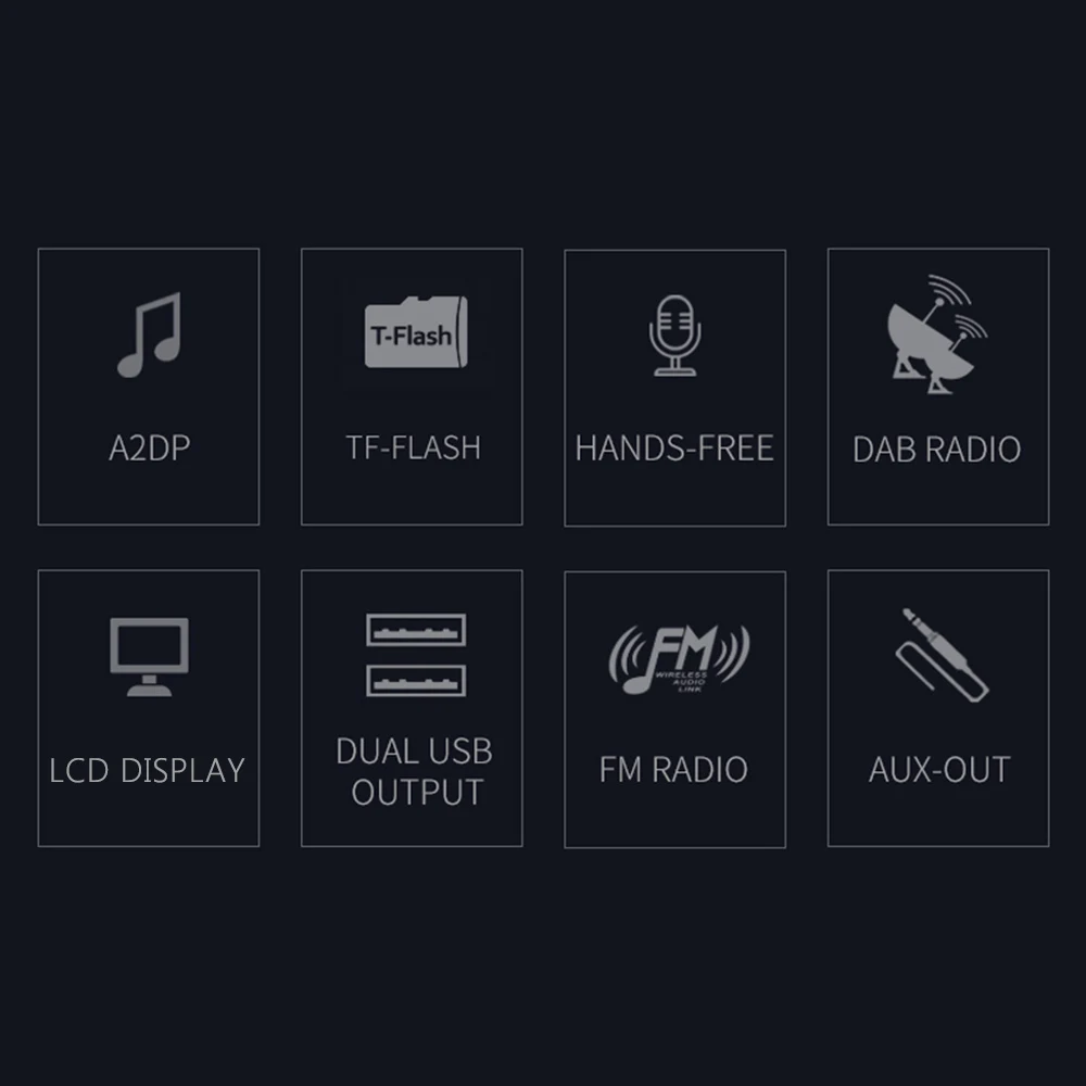 DAB002 DAB цифровой радио ресивер FM-тюнер радио автомобиля Bluetooth 4,2 передатчик адаптер зарядного устройства FM DAV приемник FM/am тюнер цифрового вещания