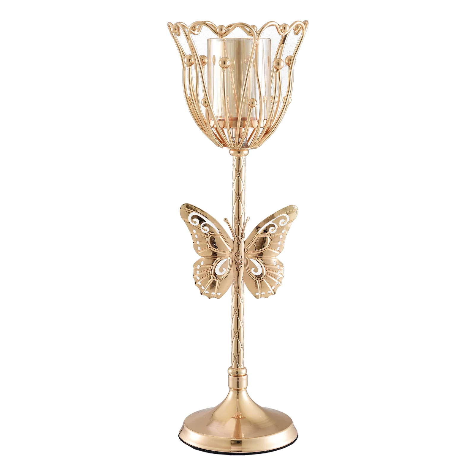 Золотой подсвечник подставка Рождественский декоративный церкви дома ресторана