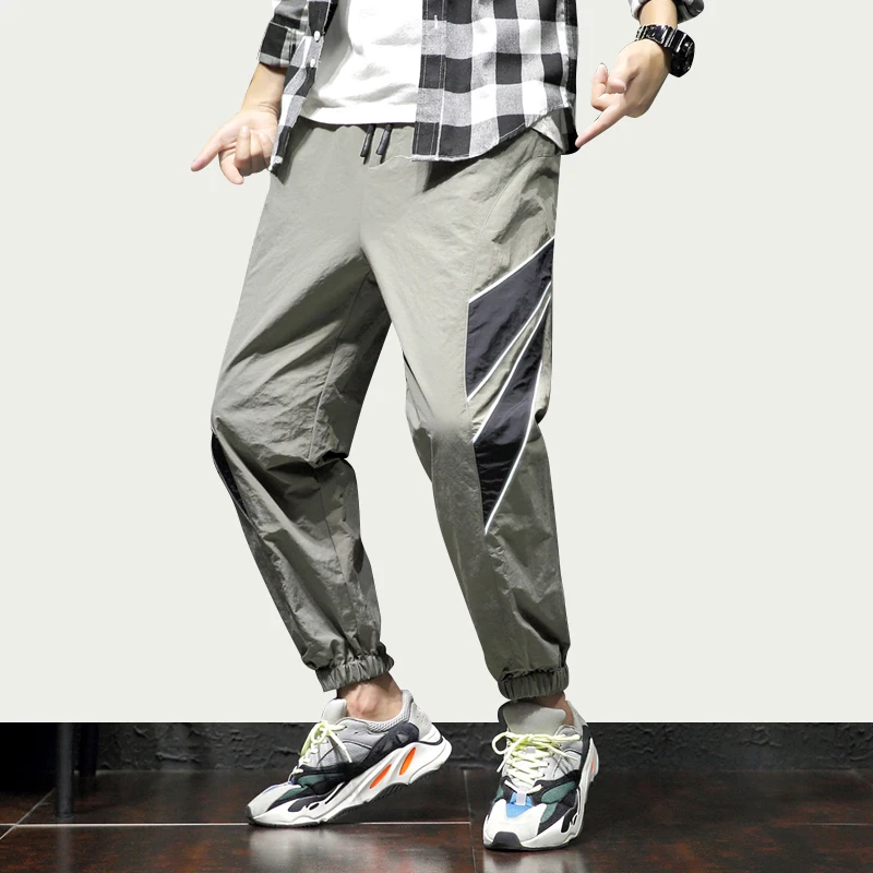 IiDossan/уличная одежда в стиле хип хоп Брюки для бега Мужские спортивные штаны