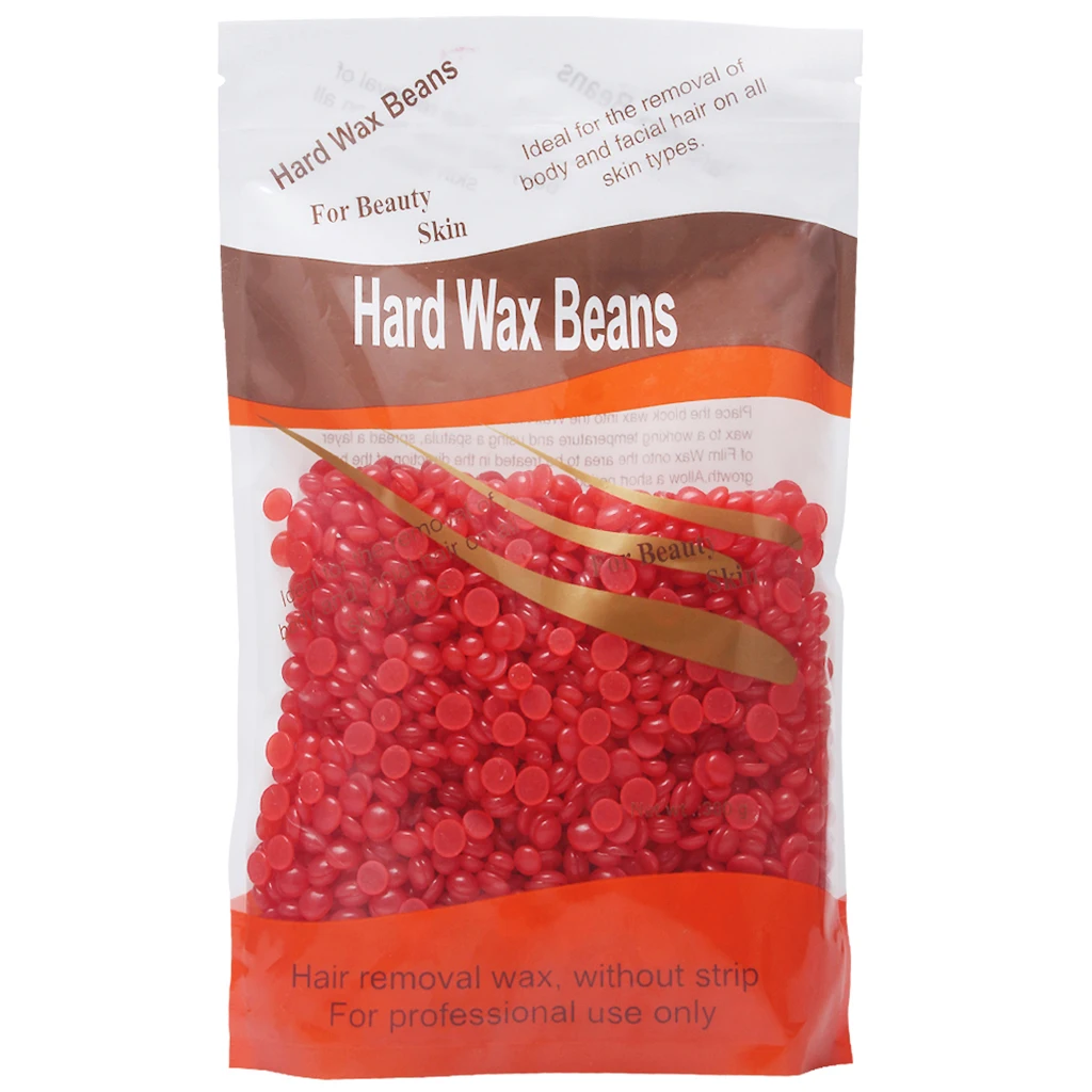 

Natural Hot Film Hard Wax Bean Full Body Hair Removal Bikini Depilatory 300g