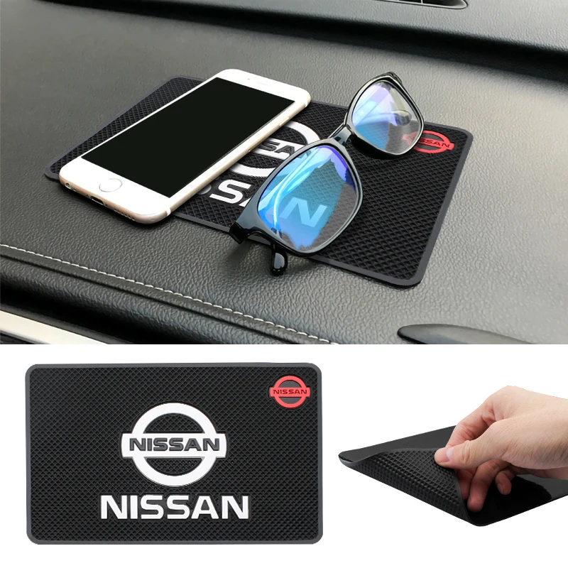 

1pcs Car Non-Slip Mat Auto Dashboard Phone Anti-Slip Mat For Nissan Nismo Tiida Teana Skyline Juke X-trail Car Accessories
