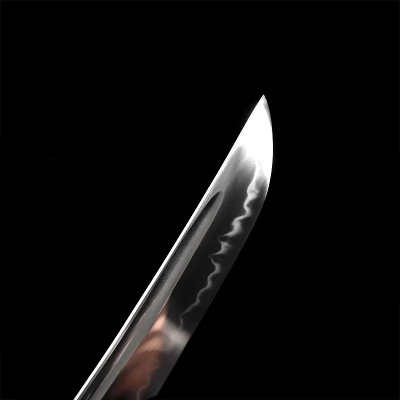 

Katana Japanese Sword Handmade T10 Steel Clay Tempered Full Tang Blade Sharpness Home decoration