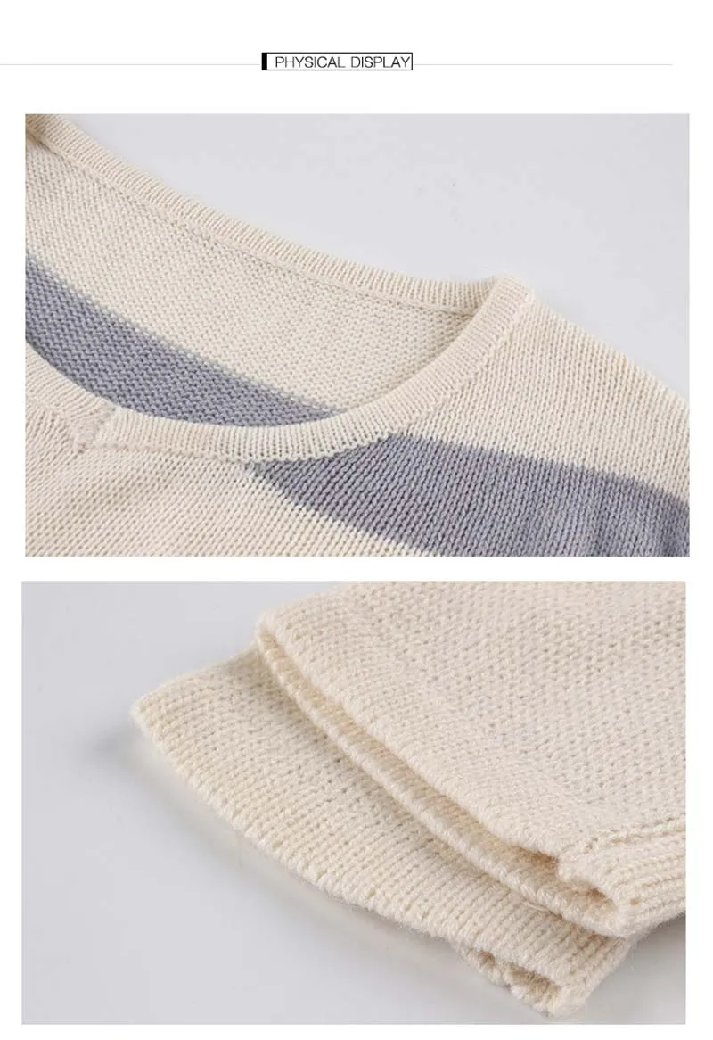 

Vintage Striped Knitted Women Jumpsuit Casual Loose O-Neck Bodysuit Sweater +Shorts 2 Pieces Playsuit W620