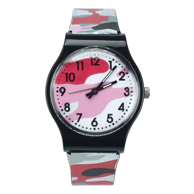 

Camouflage Children Watch Quartz Wristwatch For Girls Boy Retro Electronic Waterproof Wristwatch Clock Analog Reloj Hombre #5