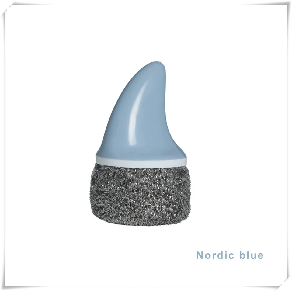 Brush Nordic Blue MSJO кухонная щетка для мытья посуды, кастрюля из нержавеющей стали, чистящая проволока, Шариковая щетка для чистки металла, миска, кухонные аксессуары - Цвет: Brush Nordic Blue