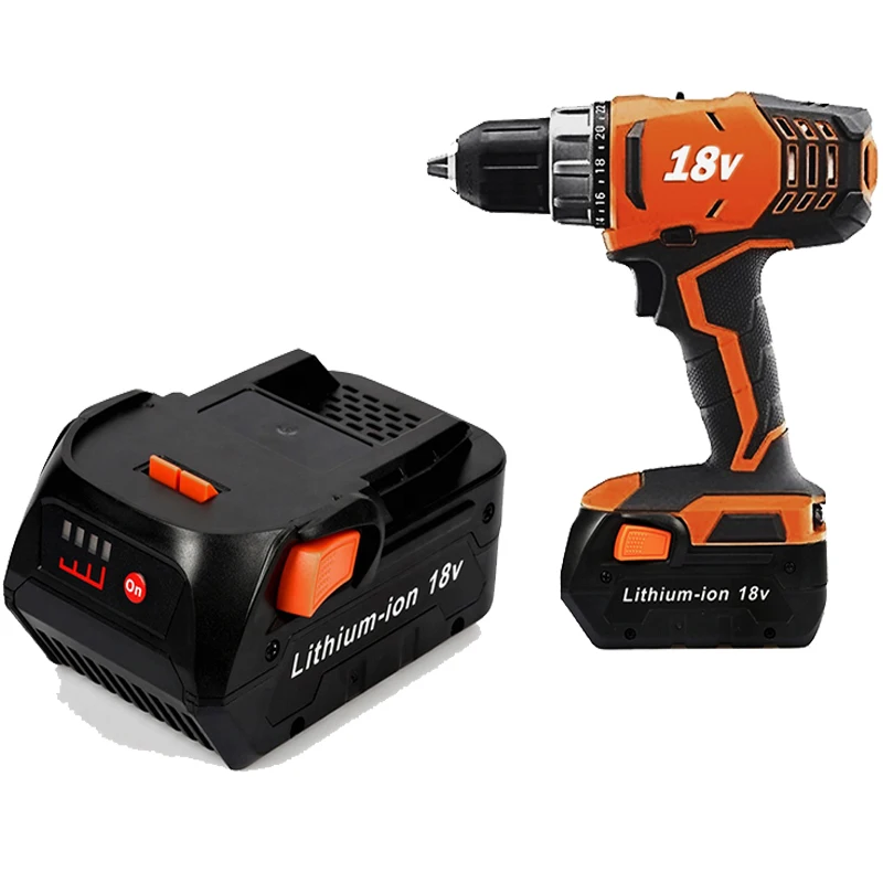 2pcs For Ridgid 18V 6000mah Lithium Replacement Batteries Cordless Drill Tools R840083 R840085 R840087 Batteries Rechargeable