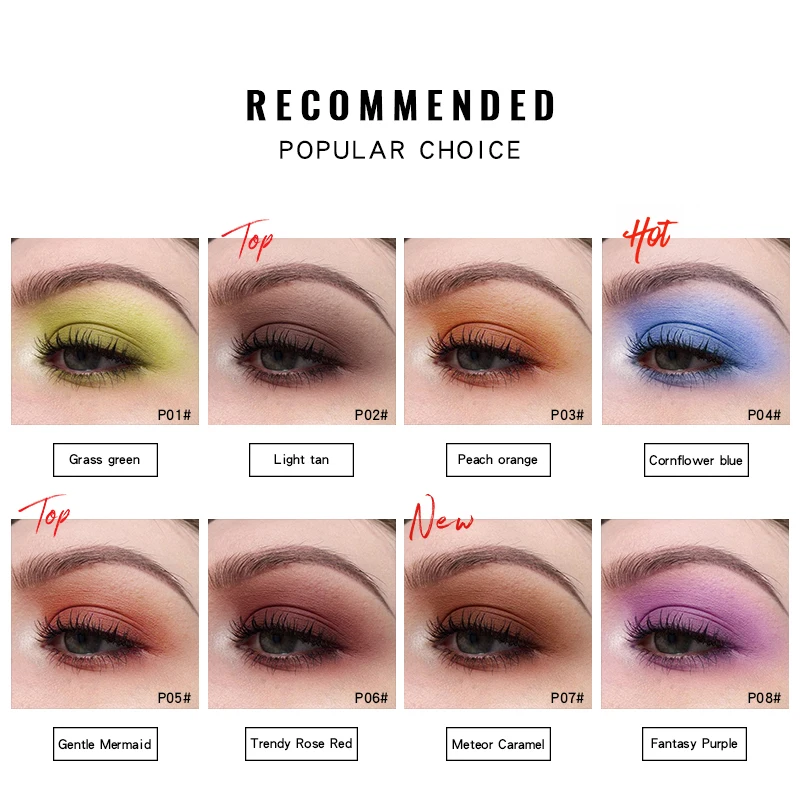 8 Colors Matte Liquid Eyeshadow Stick Waterproof Lasting Metallic Easy To Makeup Professional Eye Dark Brown |