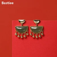 bastiee chinese vintage jade tassels earrings for women antique 925 sterling silver jewelry traditional qin dynasty yuanbao