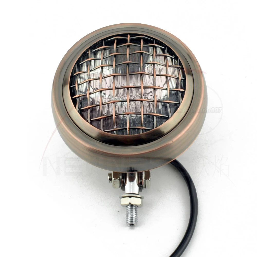 Мотоциклетная сетчатая фара 4 5 дюйма налобный фонарь на гриль лампа H4