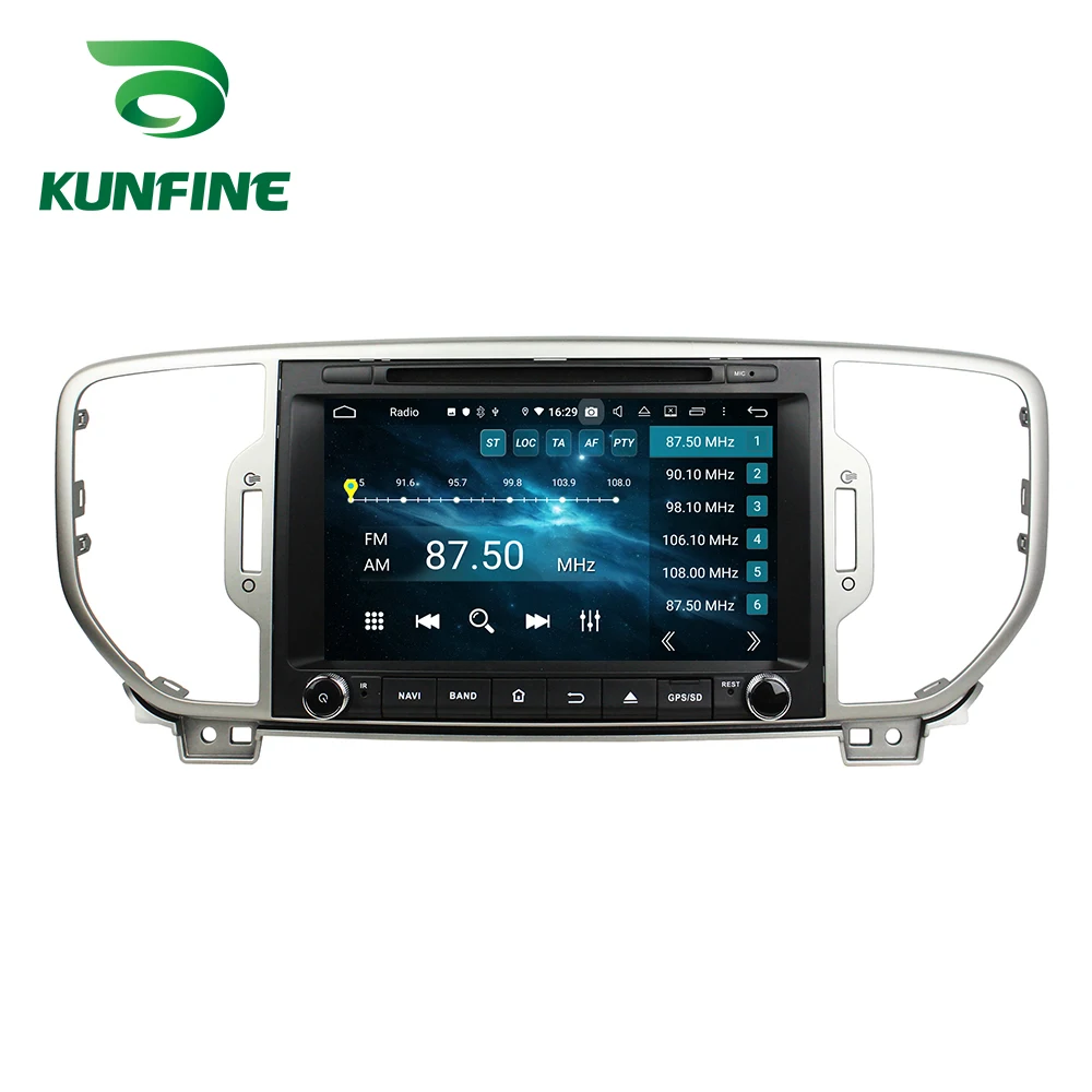 Автомагнитола для автомобиля Android 9 0 Восьмиядерный процессор 4 Гб ОЗУ 64 ПЗУ DVD GPS