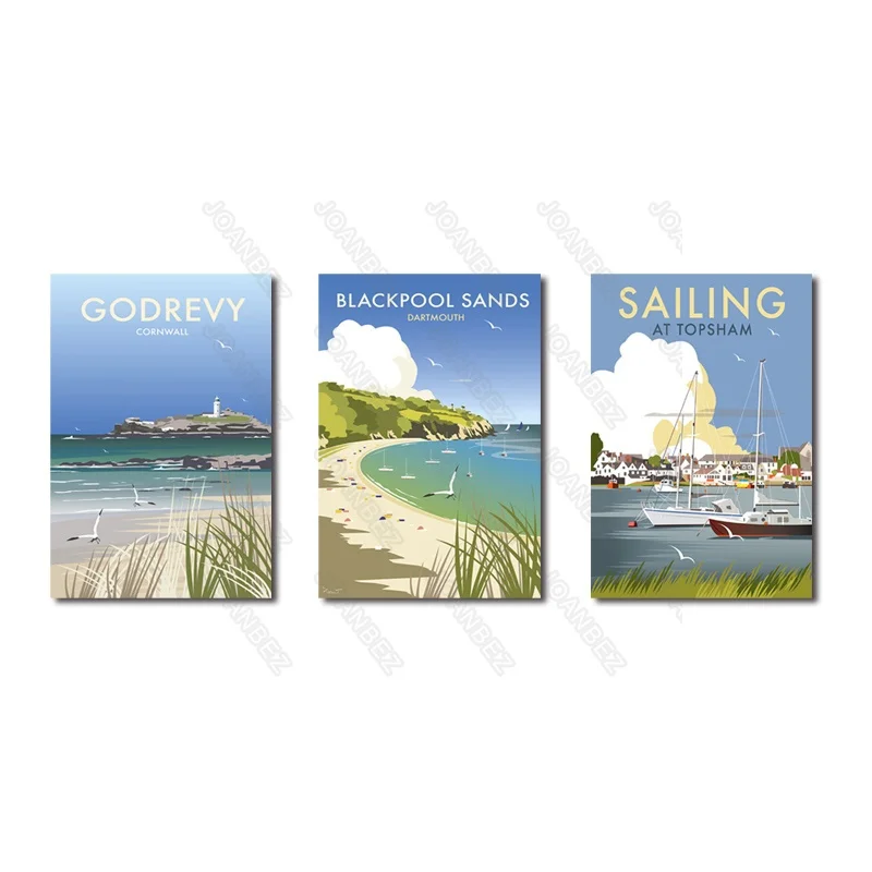 

Contemporary Canvas Material Animation Water Landscape Pattern Background Poster Living Room Furniture Sofa Decorative Painting