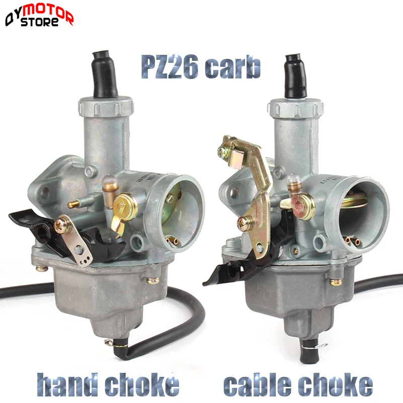PZ26 26 мм Карбюратор Carb для Honda CB125 XL125S TRX250 TRX 250EX XR100 XR200 CG CB 125 150 cc ATV Quad Байк