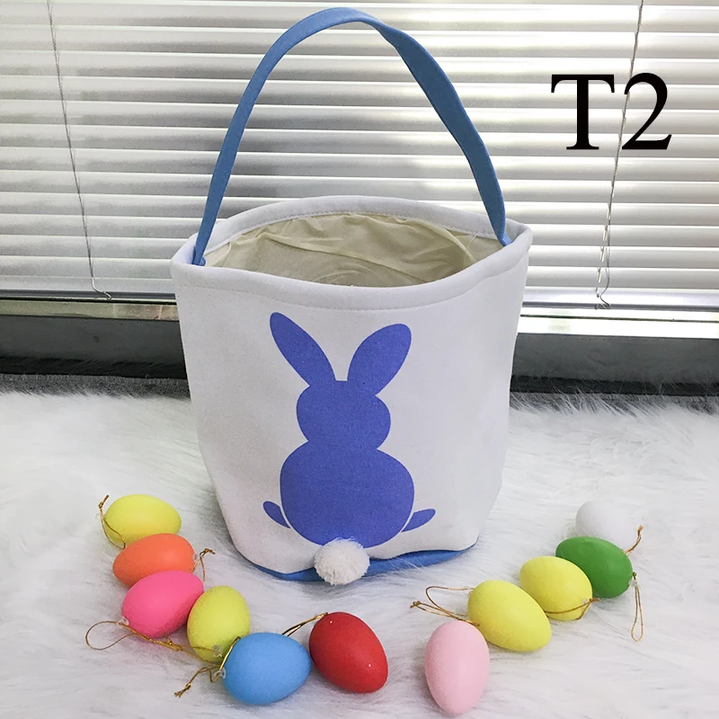 Оптовая продажа пасхальные корзины в виде зайчиков 50 шт./лот индивидуальные