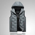 Зимний пуховой жилет, мужской повседневный жилет 2021, куртка без рукавов размера плюс, 5XL, теплый мужской жилет, пальто