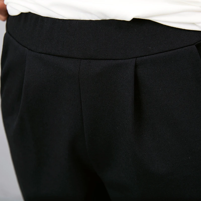 Распродажа хит 2019 летние капри штаны для женщин эластичная талия размера плюс S-4XL