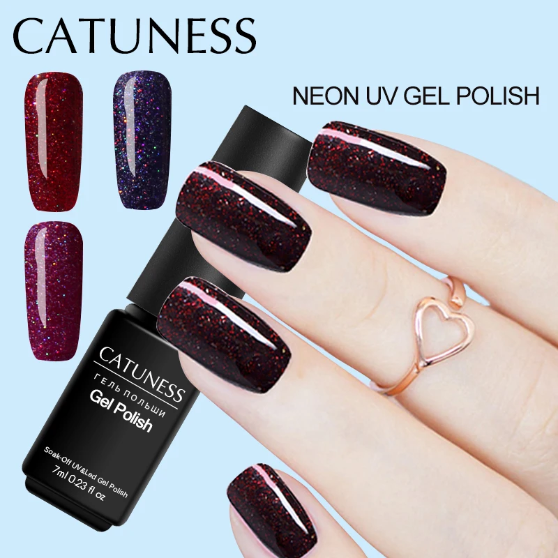CATUNESS Перманентный Lucky Long Laset краска УФ светодиодный смывка для лака грунтовка