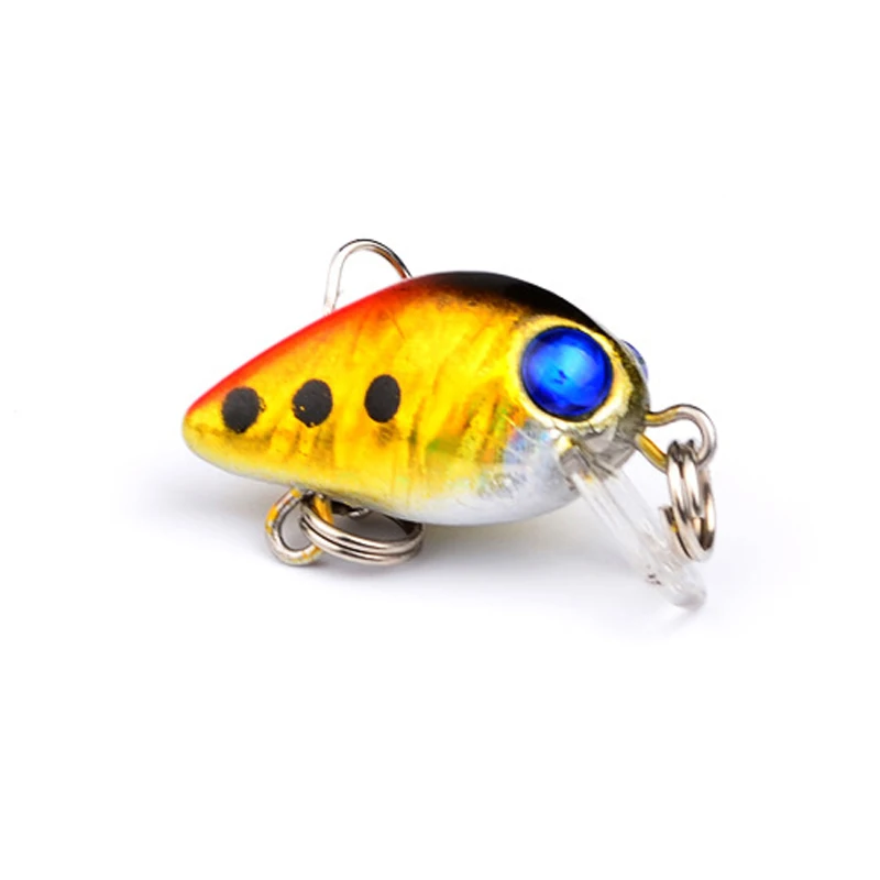 5шт. много 2,6см 1,6г Высокая имитация Crankbait Рыболовная приманка Искусственный твёрдый Crank Rock ABS минноу приманка приманки.