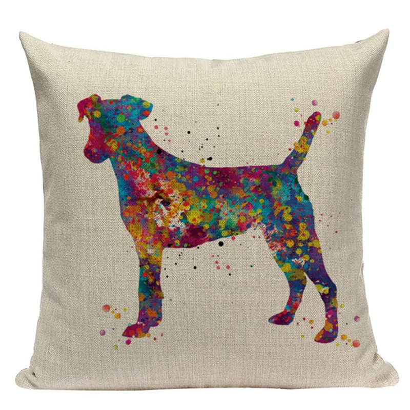Подушка с Мопсом чехол цветной слон птица подушки в форме рыбы дома кресло для