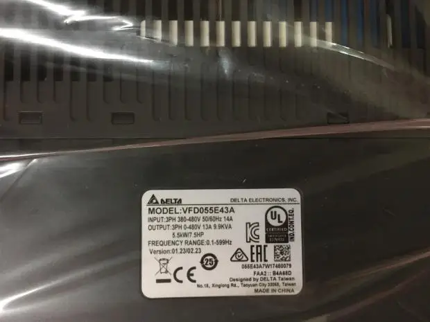

genuine Delta VFD-E E series inverter ac 3 phases 460V 5.5kw 7.5kw inverters VFD055E43A VFD075E43A
