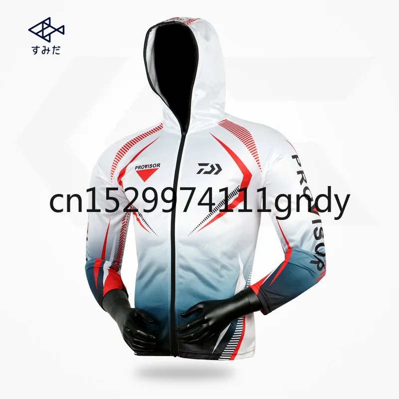Толстовки DAIWA одежда для рыбалки дышащие рубашки с длинным рукавом активного