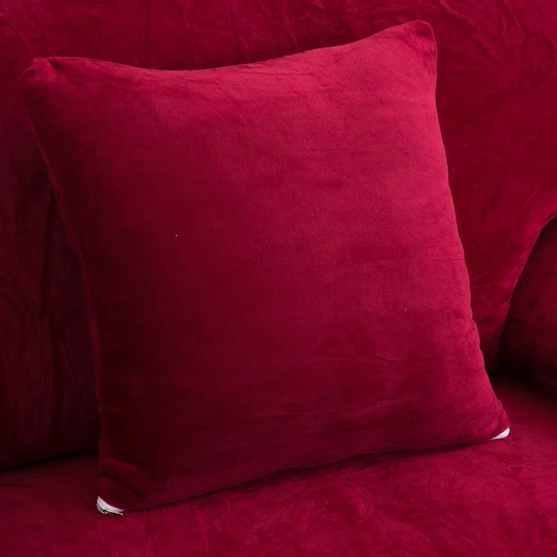 

Floral Printing Stretch Elastic plush cushion