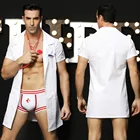 Униформа медсестры JSY для мужчин, комплект нижнего белья для косплея, для ролевых игровая Ночная одежда, костюмы порно и эротика, Клубная одежда