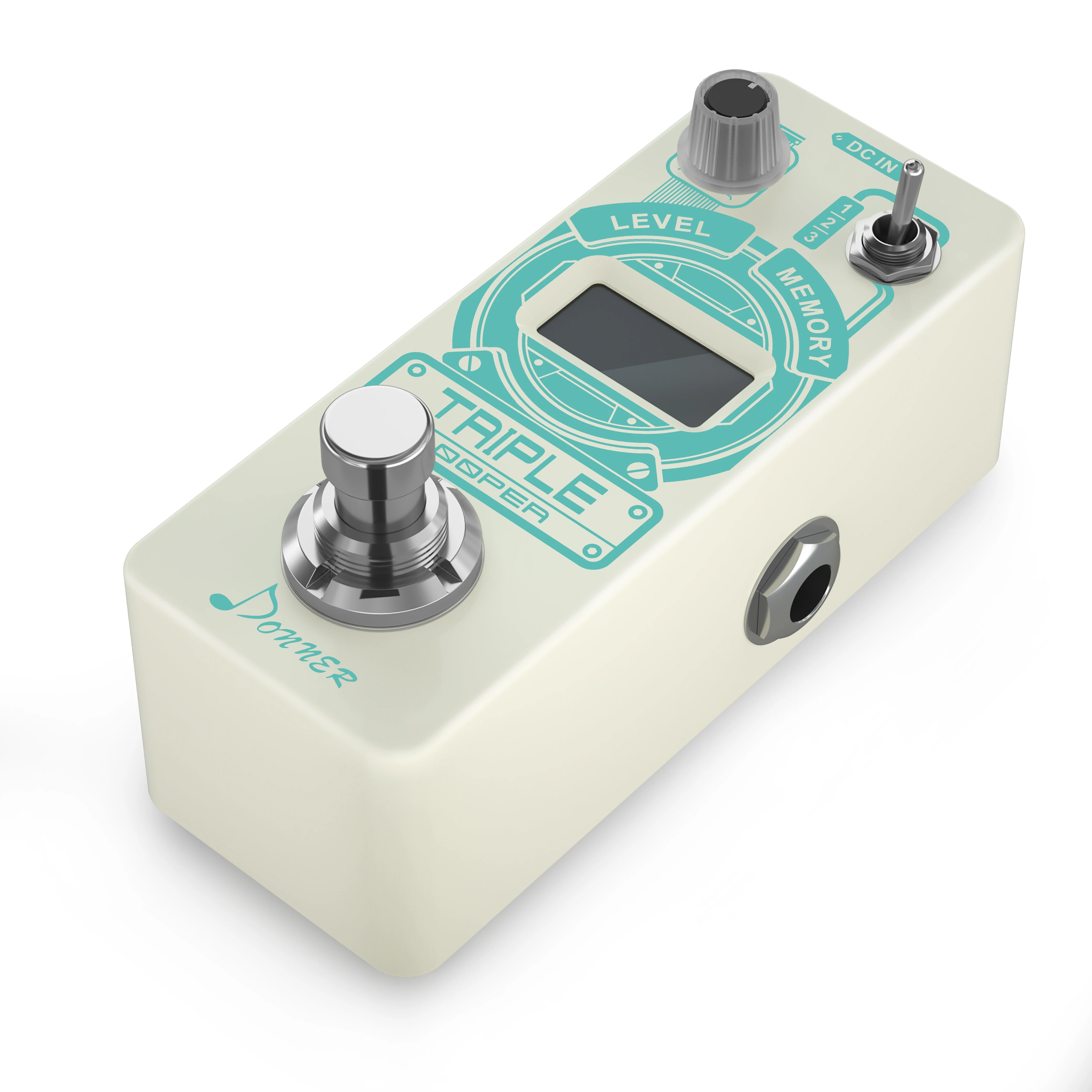 Donner тройная петля педаль гитарного эффекта с индикатором времени 3 слота для