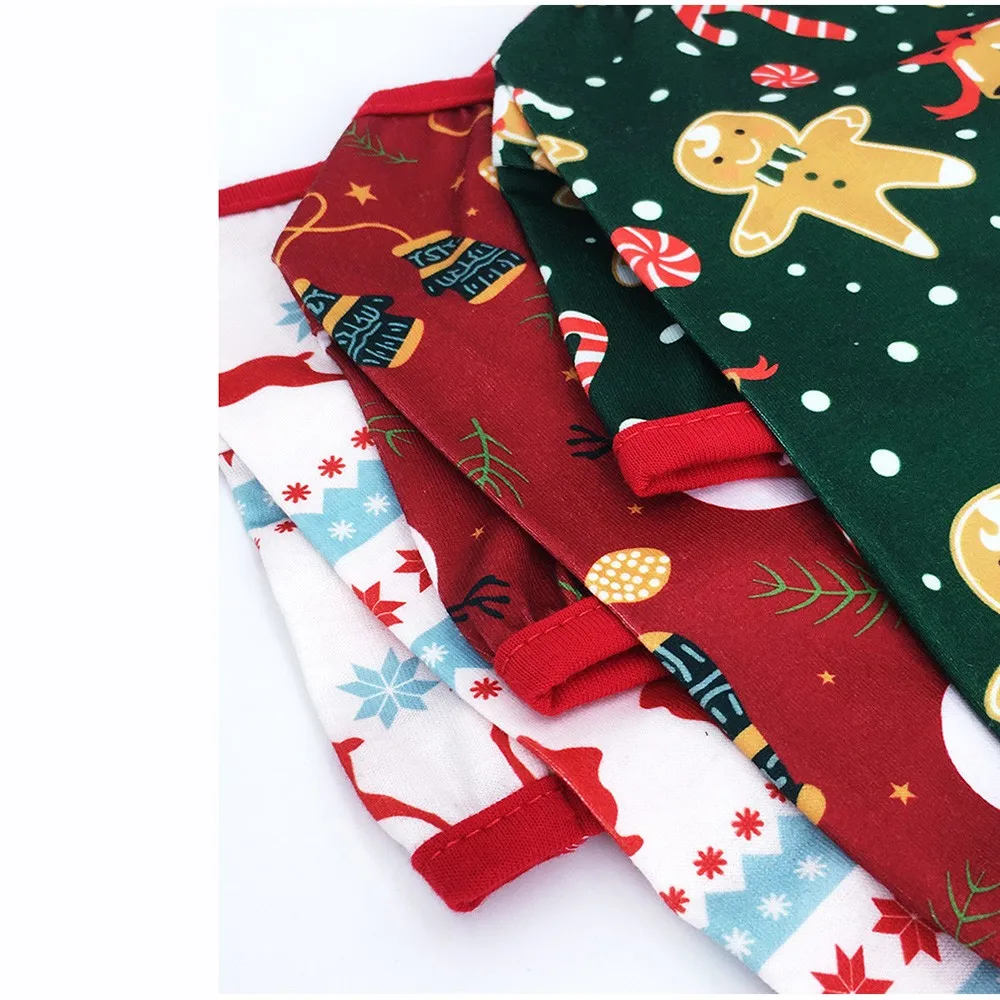 Рождественская Одежда для собак толстовки со снеговиком одежда маленьких