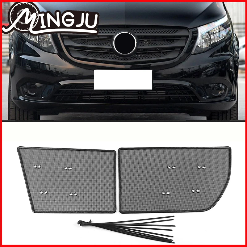 

Car Insect Screening Mesh Front Grille Insert Net Front Grid Grill Grille Net For Mercedes Benz Vito W447 2016 2017 2018 -2021