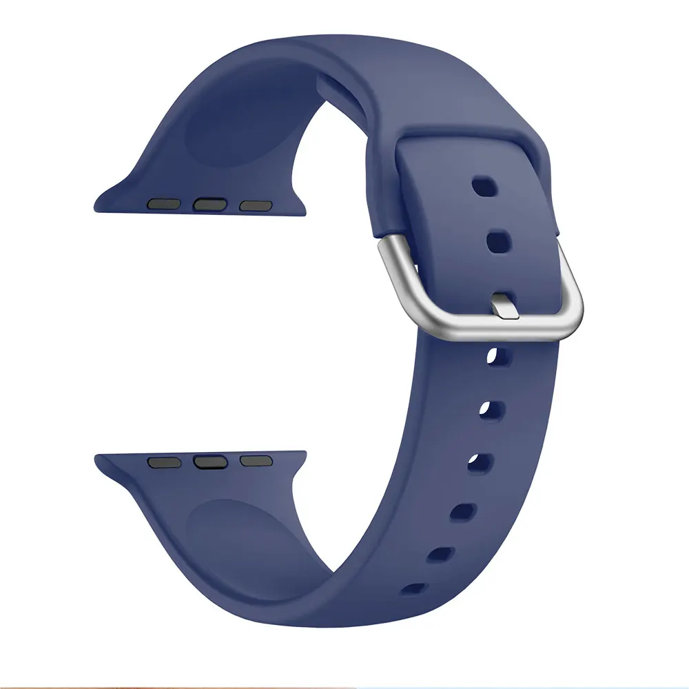 Navy Hero iand ремешок для наручных часов Apple Watch 38 мм, 42 мм, iWatch, версия 4 полосным 44 мм 40 мм модель Sports наручных часов Iwatch серии 4/3/2/1 браслет обмотки - Цвет ремешка: Navy