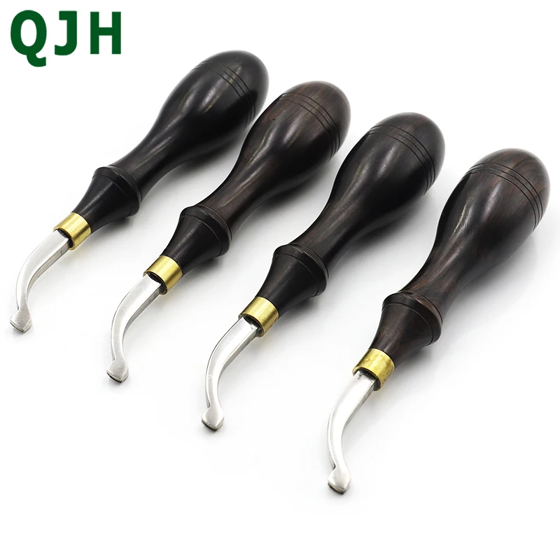 Ремесло для кожи сделай сам неглубокая круглая ручка сгибание краев пресс линия