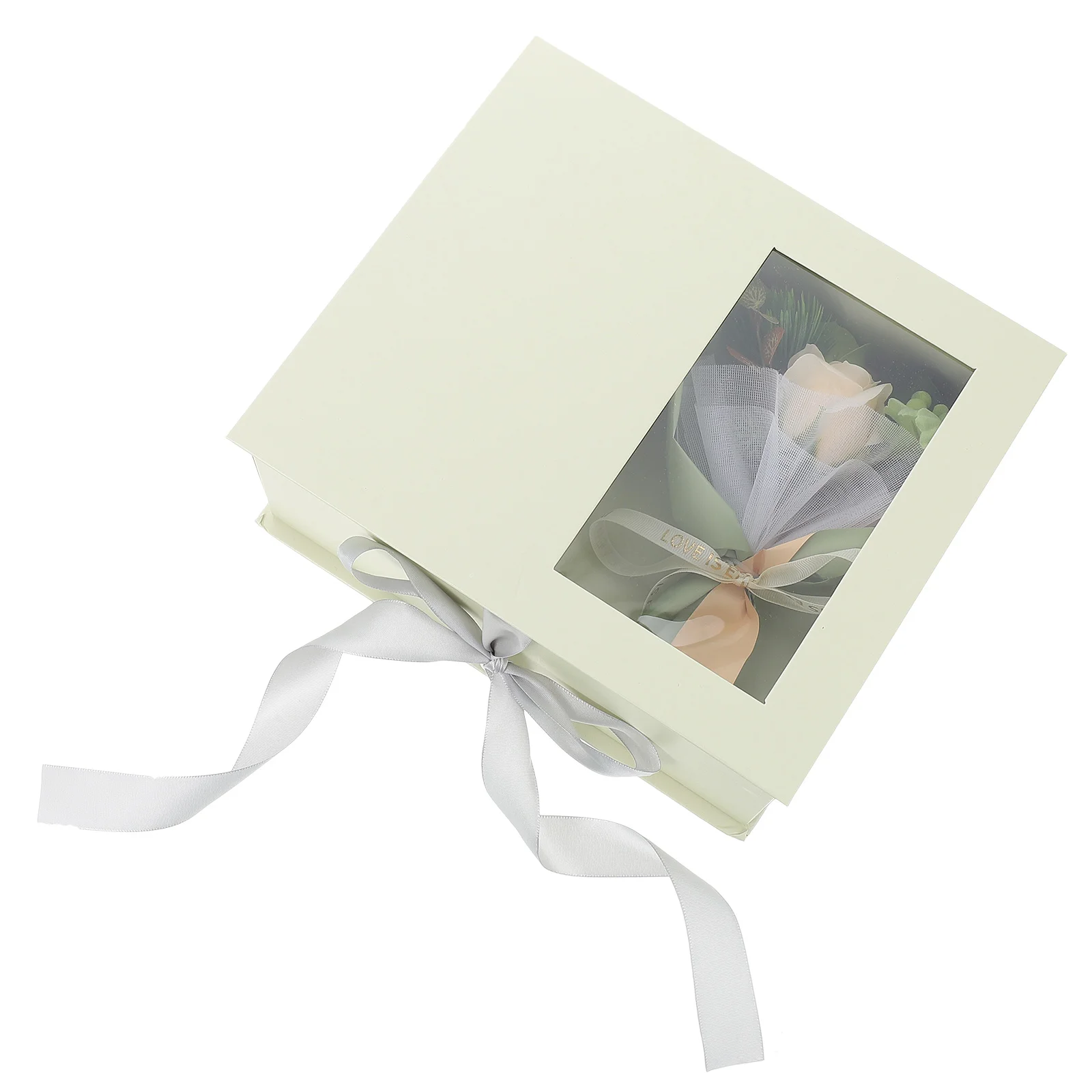 

1Set Decorative Soap Flower Gift Box Festival Aroma Gift Box for Lover