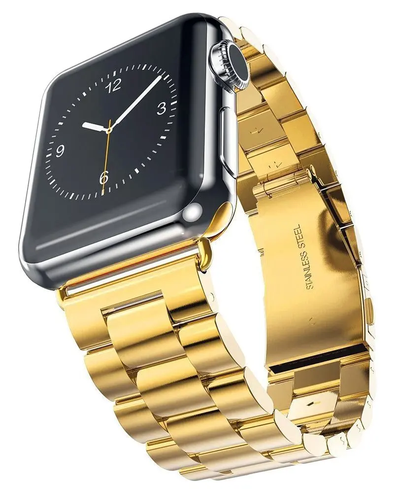 Металлический ремешок с пряжкой из нержавеющей стали для iwatch серии 4 3 2 1 Apple Watch band