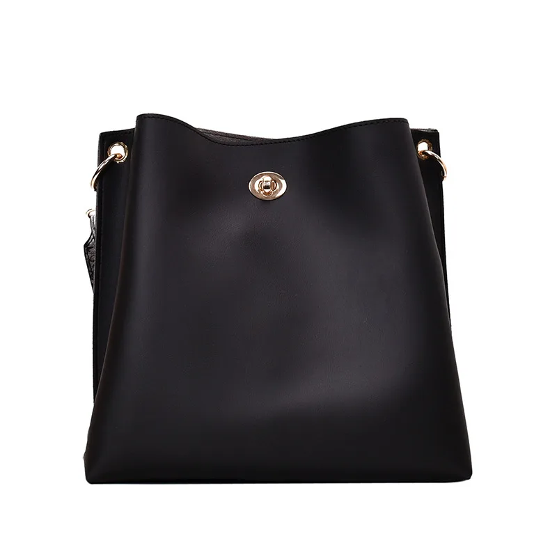 

Bags 2020 New Women's Bag PU Leather Fashion Soft Leather Shoulder Bag Bucket Bag Women's High-end Large-capacity Messenger Bag
