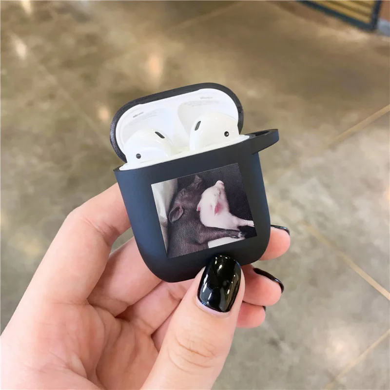 Прозрачный жесткий чехол для Airpods Pro с забавным рисунком поросенка из мультфильма, Bluetooth гарнитура, защитный чехол для Air Pods 3 2, чехол