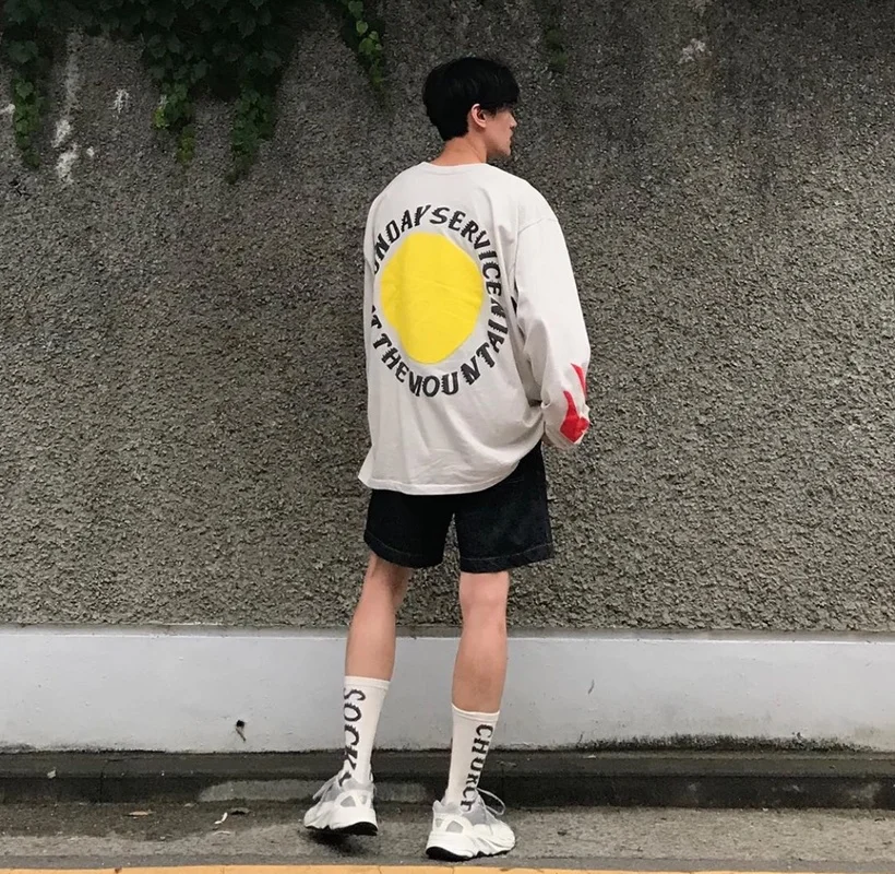 19SS kanye west SUNDAY SERVICE MERCH Holy Spirit футболка с длинными рукавами в стиле хип-хоп Уличная футболка kanye west футболки для мужчин и женщин