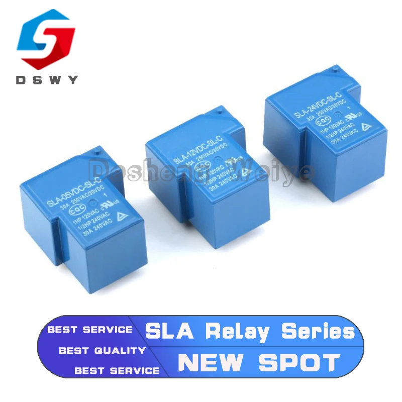 

1PCS Power Relays SLA-05VDC-SL-C SLA-12VDC-SL-C SLA-24VDC-SL-C 5V 12V 24V 30A 6PIN T90 New and Original