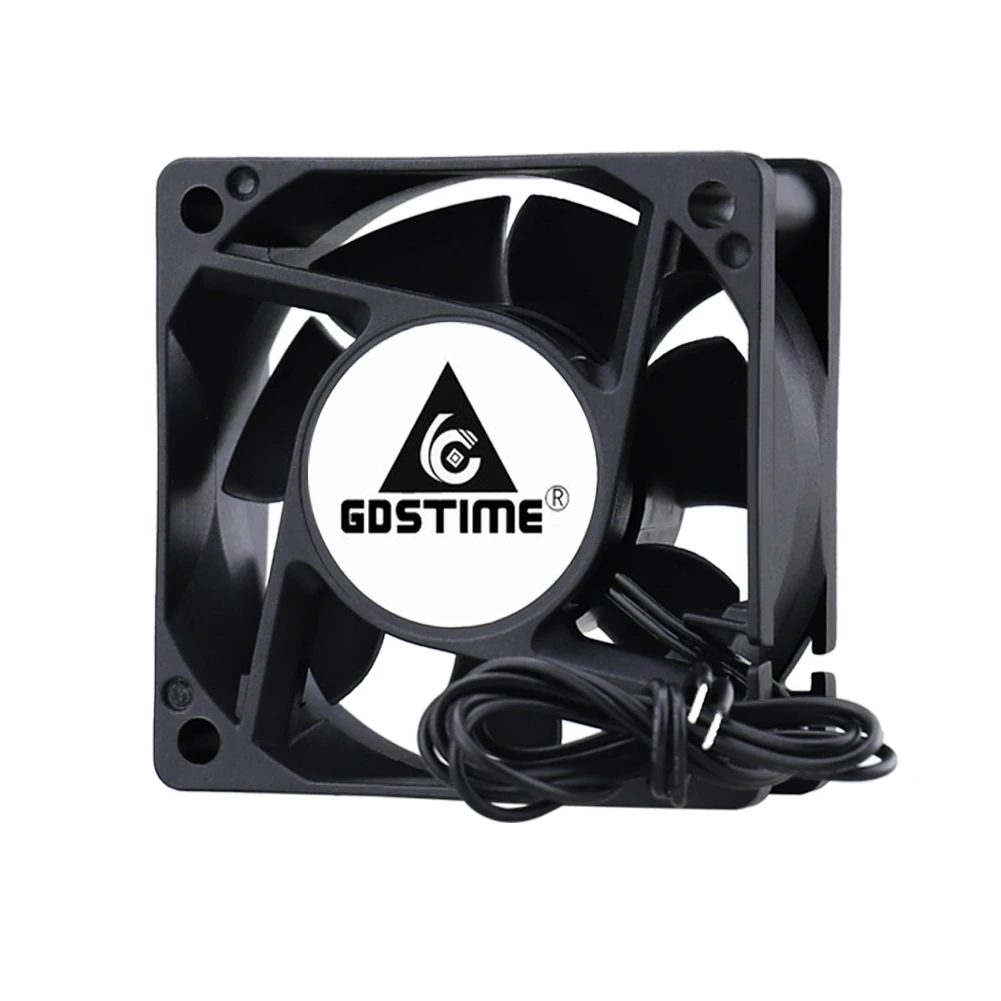 1 шт. Gdstime AC 110 в 115 120 220 240 В 2Pin двойной шариковый подшипник EC Бесщеточный вентилятор