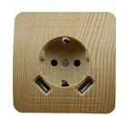 Настенная розетка с двумя USB-портами, 5 В, 2 А