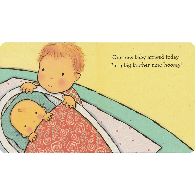 

I Am a Big Brother Picture Book Education Hardcover Book Children's Learning English Montessori Classroom Educational Toys