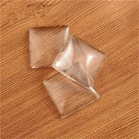 clear glass cabochon flat back glass cameos diy jewelry making