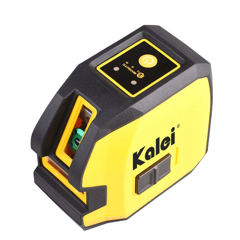 

2 lines green light floor laser level machine