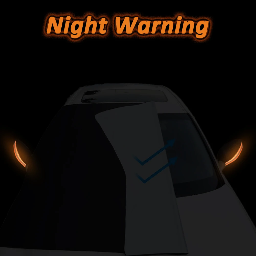 Магнитный чехол на лобовое стекло автомобиля защита от снега с зеркалом мороза