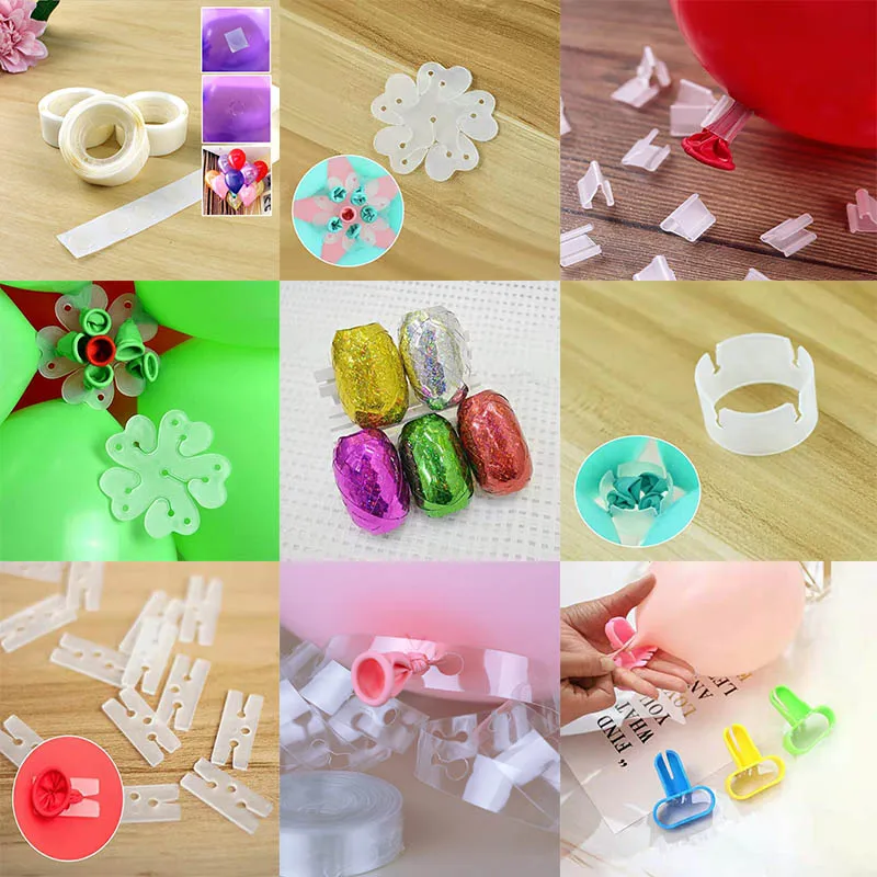 Зажим-цепочка для воздушных шаров инструмент моделирования сделай сам