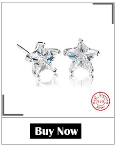 ORSA JEWELS 925 пробы серебряные женские серьги-гвоздики прозрачный/красный/синий/фиолетовый AAA кубический циркон Доступные модные ювелирные изделия SE71