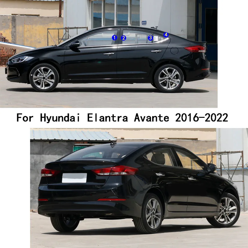 Для Hyundai Elantra Avante 2016-2022 автомобильным бортовым компьютером материал столб крышка